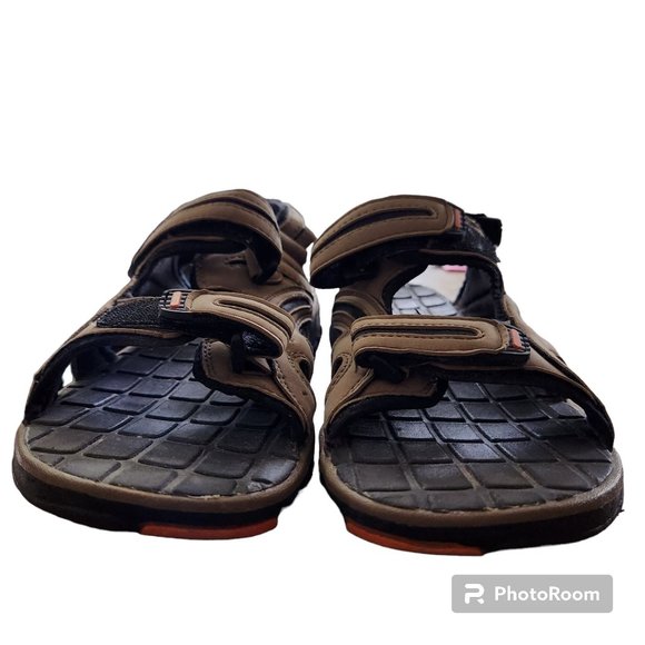Ozark Trail Sandals Brown Size 11 Hobbs VI Hook And Loop Closure EUC - Picture 11 of 11